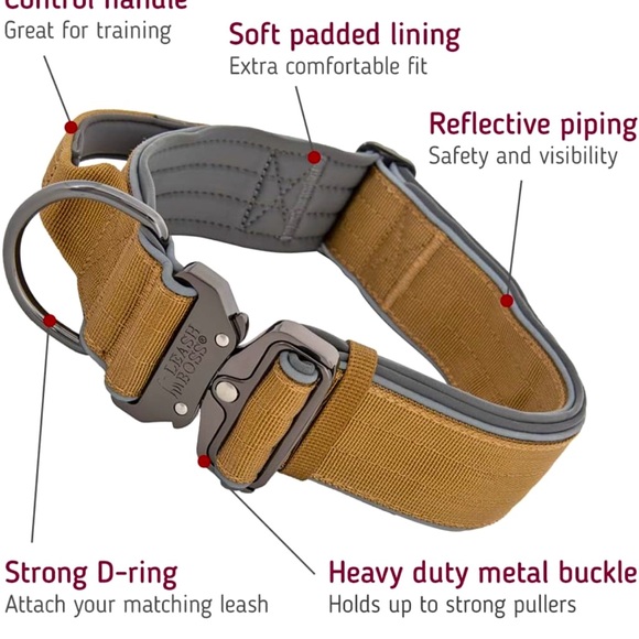 LEASH BOSS Collar Tactical K9 - Picture 3 of 5